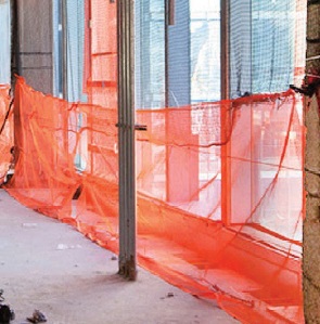 4 ft x 150 ft fire orange retardant netting test NFPA 701