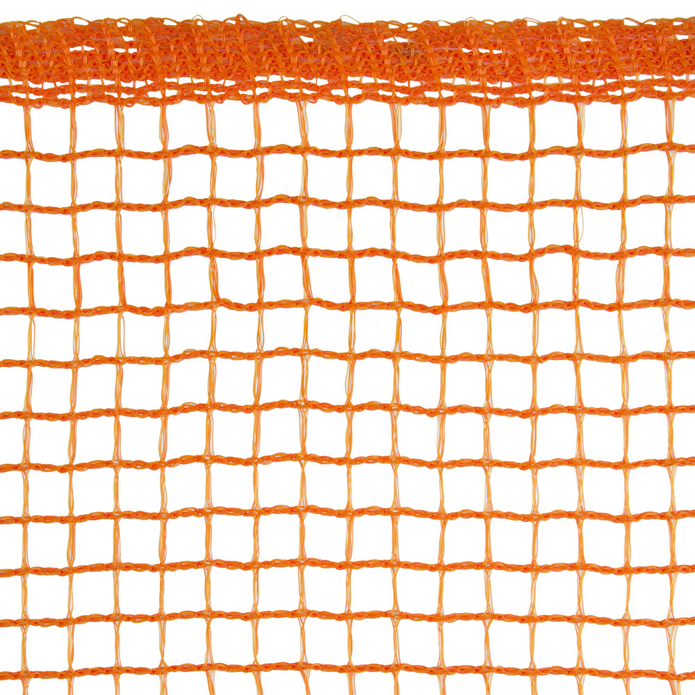orange debris net opening mesh