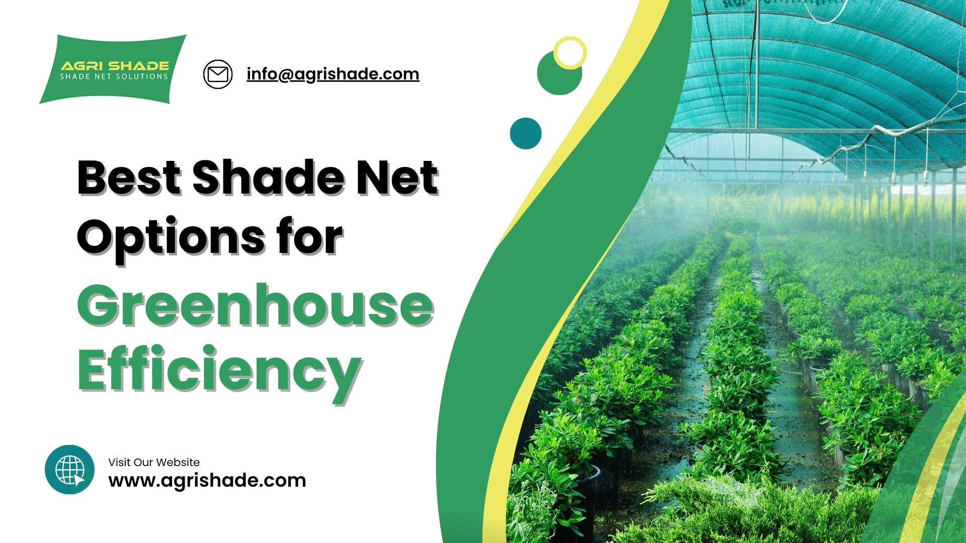 Best Shade Net Options for Greenhouse Efficiency