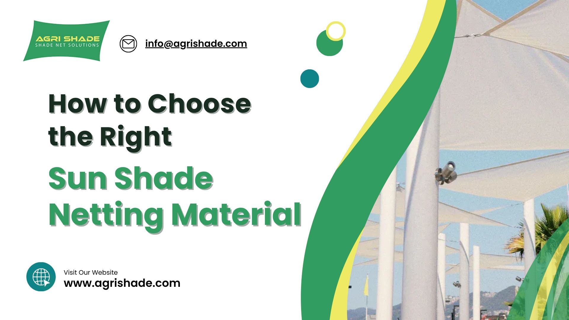How to Choose the Right Sun Shade Netting Material