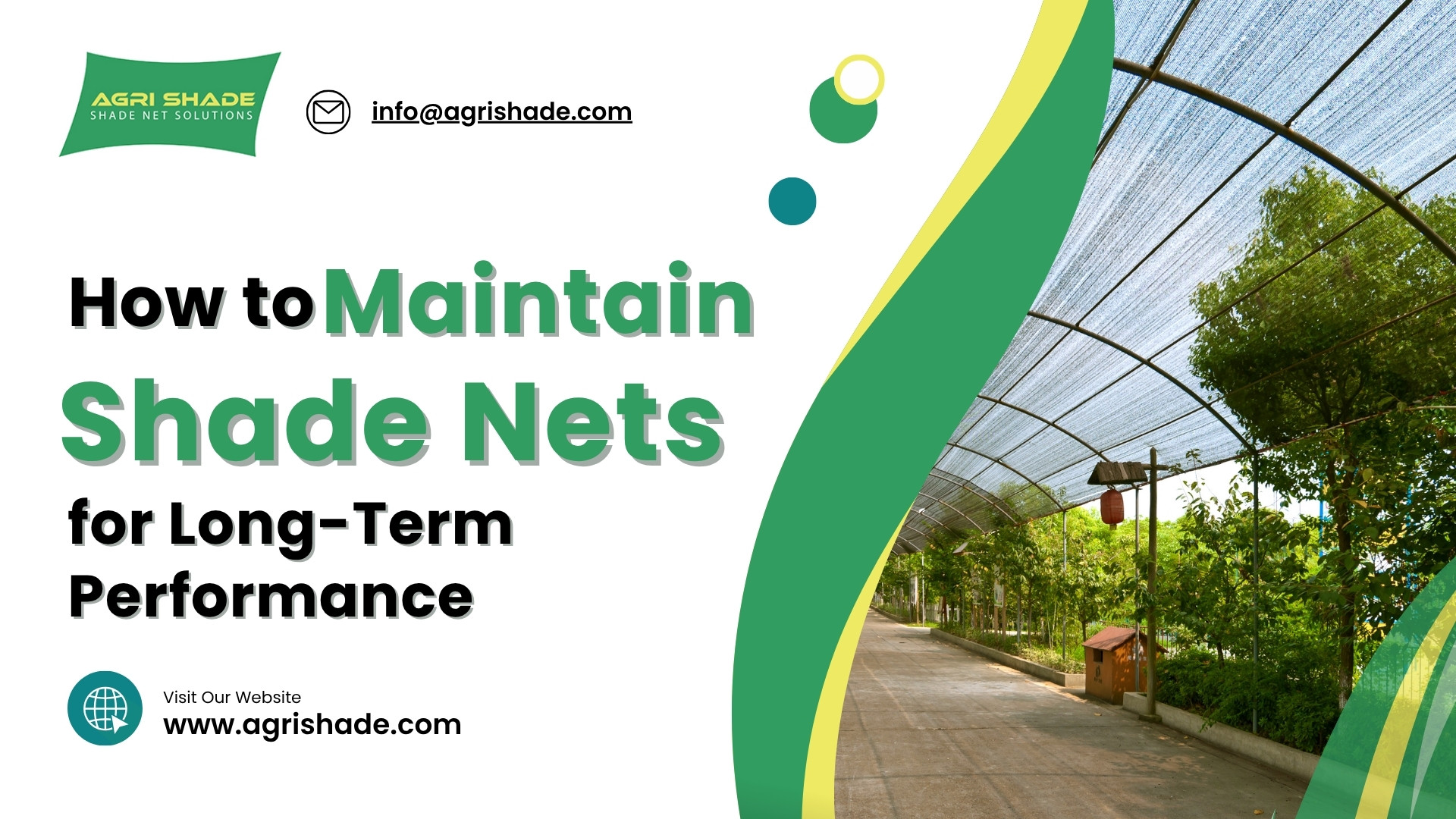 How to Maintain Shade Nets for Long-Term Performance