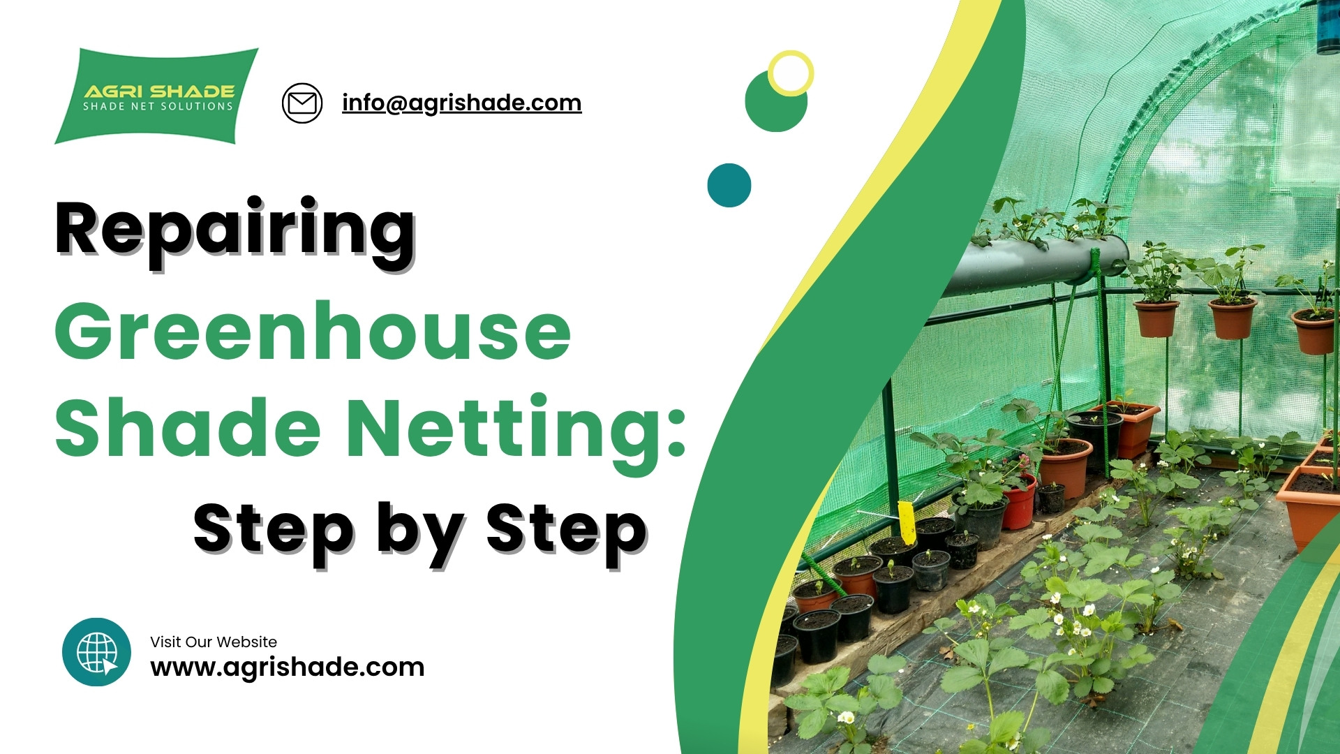 Repairing Greenhouse Shade Netting: Step by Step