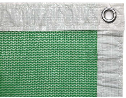 debris netting easy installation with reinforced hem grommets