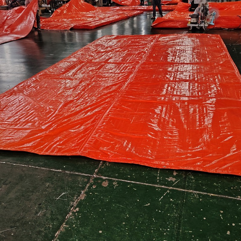 insulated tarp factory floor production