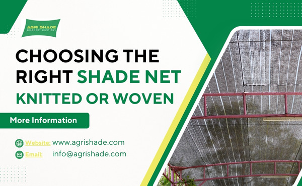 knitted vs. woven shade net
