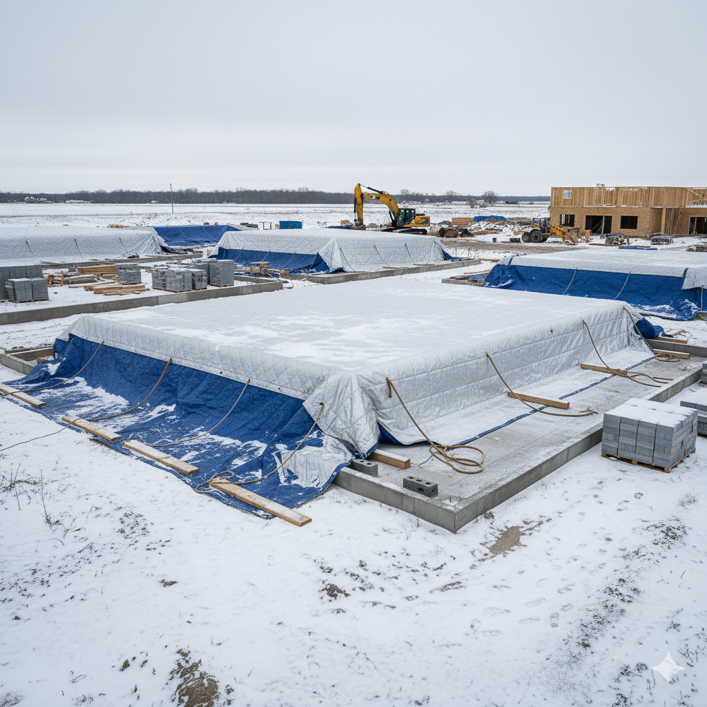 insulated tarps in winter