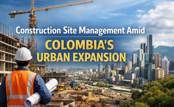Construction Site Management Amid Colombia's Urban Expansion