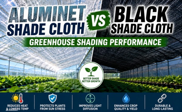 Aluminet Shade Cloth vs Black Shade Cloth