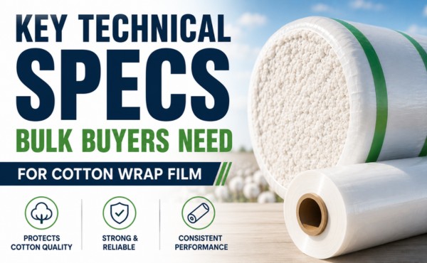 Key Technical Specs Bulk Buyers Need for Cotton Wrap Film