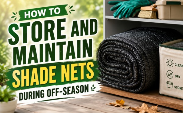 How to Store and Maintain Shade Nets During Off-Season